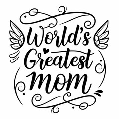 Whimsical Mother’s Day Quote Design – Digital Print
