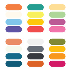 Obraz premium Abstract color palette Color swatches 