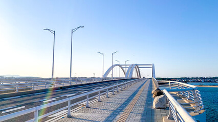 海の中道大橋の風景