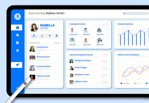 Medical Patient Management Dashboard