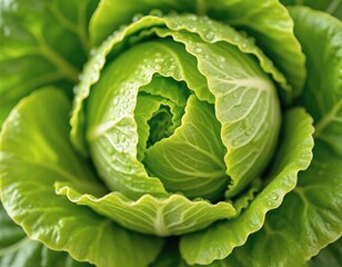 cabbage isolated on white