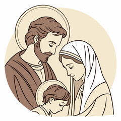 the holy family of jesus and mary © Mohidul islam sakib 