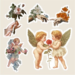 Timeless Vintage Sticker Collection