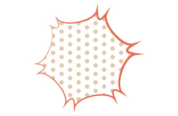 ギザギザふきだし_カラー