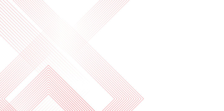 Abstract beautiful perfect random red lines background. abstract red lines with white background creative geometric triangle shape. perfect random abstract line background. Vector illustration.	