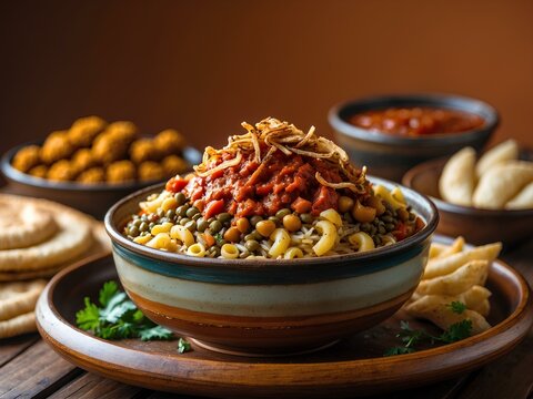 Koshari: Egypt&rsquo;s Ultimate Comfort Food Blending Pasta, Rice, Lentils, and Bold Flavors into a Hearty, Flavor-Packed Street Food Classic &ndash; Discover the history behind this unique dish