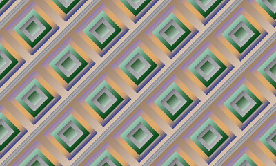 Abstract geometric pattern with modern building facade design