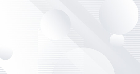 Elegant light grey white geometric circular dynamic pattern. Modern trendy sport . Circles stripes creative background. Medical banner. Abstract business backdrop. Diagonal triangle polygonal lines BG