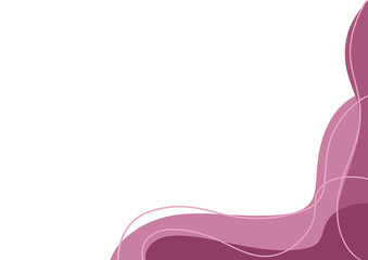 abstract pink background curve corner