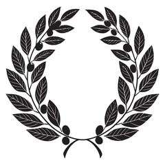 laurel wreath vector illustration
