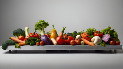 fresh vegetables on a kitchen counter