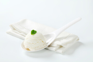 White ice cream