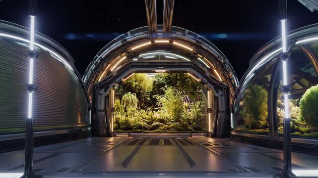 Biosphere dome on Mars supports integrated living, as biosphere structure nurtures self-sustaining environment, biosphere theme poised for prime stock exposure among eco-focused buyers.