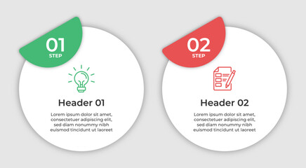 Lightbulb and a checklist with a pencil.