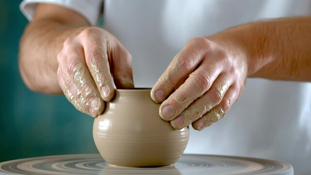 Creating pottery with hands on wheel is fulfilling art that showcases craftsmanship and inspires creativity in clay as rewarding hobby.