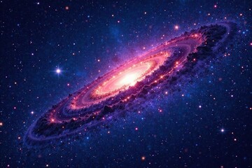 Naklejka premium Deep Space Starry Night Sky, void, space