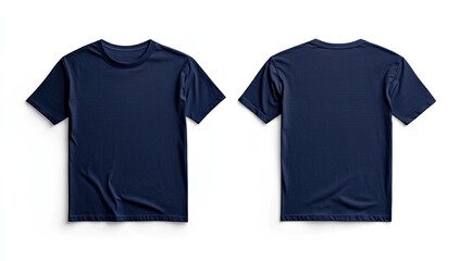 Navy Blue T-Shirt Mockup