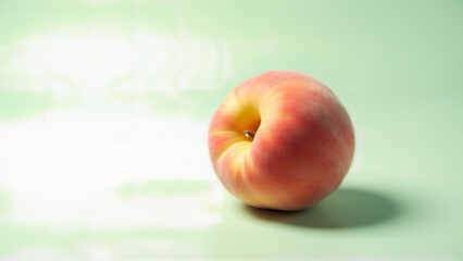peach on the table 
