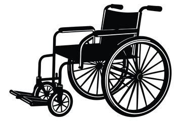 Fototapeta premium wheelchair silhouette