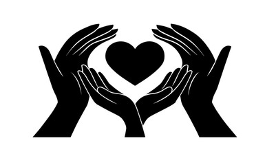 Obraz premium hands holding heart