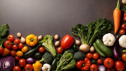 fresh vegetables on the table