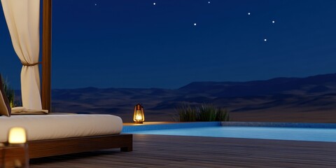 Experience tranquility at a desert wellness retreat in Morocco, where serenity meets stunning natural landscapes.