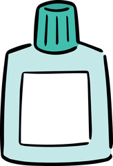 Illustration of liquid medicine bottle
