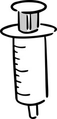 Illustration of syringe