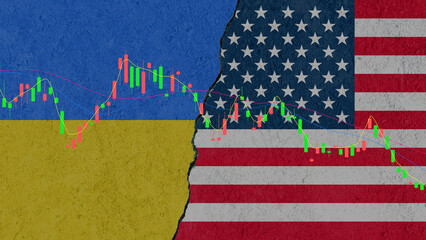 Ukraine and USA Economic Impact: Financial Market Volatility Concept.