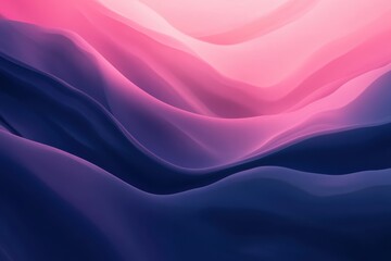 Obraz premium A smooth gradient transitioning from deep indigo to soft blush pink for a sleek and futuristic design
