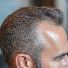 Obraz premium Man with Short Hair