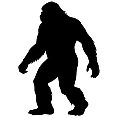 Bigfoot silhouette