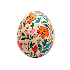 Fototapeta premium A beautifully decorated Easter egg, perfect for spring celebrations
