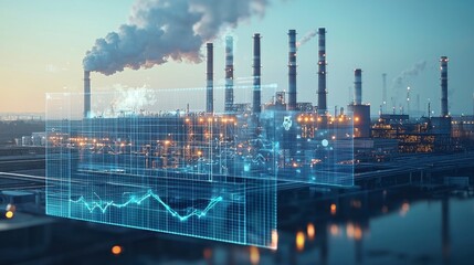 The cutting-edge clean energy plant integrates a network of Internet of Things IoT sensors meticulously monitoring every aspect of its operational performance These sensors continuously gather vital
