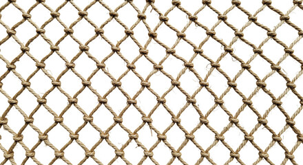 Naklejka premium Woven Bamboo Fence PNG. Rope Net Texture PNG