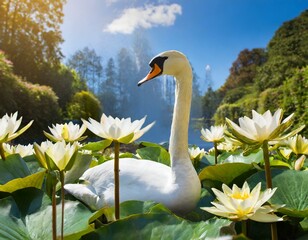 Obraz premium Zwischen Blüten