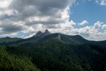 Fototapeta premium clouds over the mountains