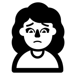 Woman Sad Emoji