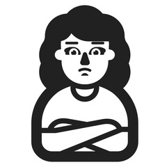 Woman with Crossed Arms Emoji