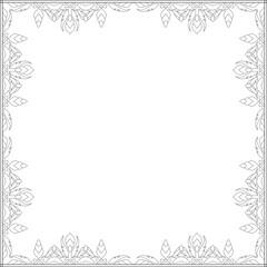 Vintage ornamental frame and border design.
