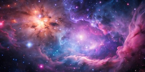 Mystical Cosmic Nebula in Deep Space