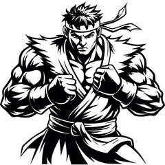 Fototapeta premium STREET FIGHTER