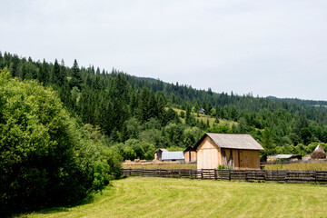 house in the mountains