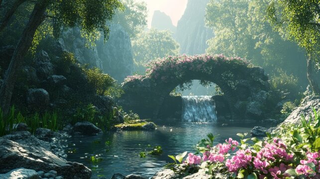 Fantasy natural environment.