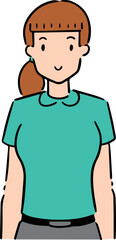 Illustration of woman
