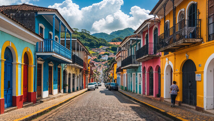 Obraz premium narrow street in venice