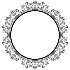 Vintage ornamental frame and border design.