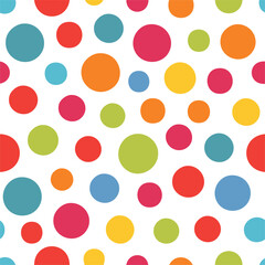seamless polka dots pattern