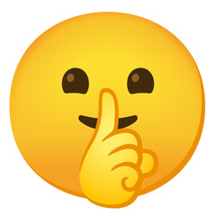 Shushing Face Emoji
