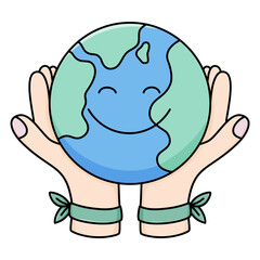 Hands Holding Earth